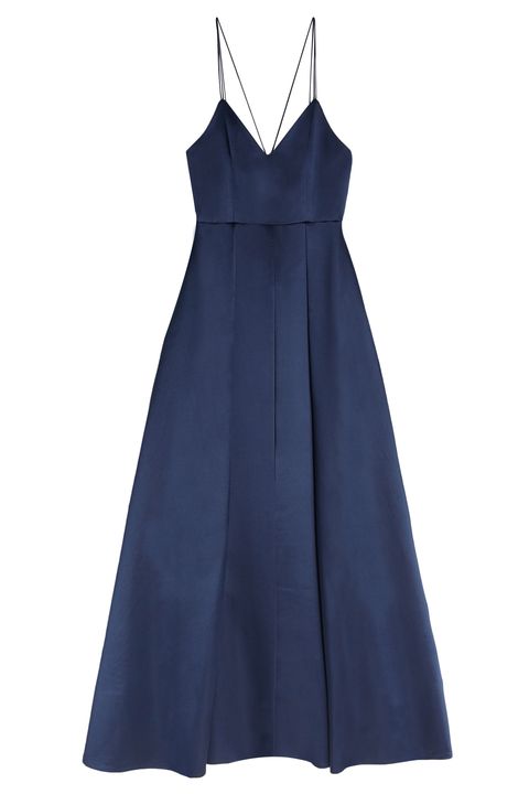 Clothing, Dress, Day dress, Blue, Cocktail dress, Cobalt blue, A-line, One-piece garment, Formal wear, Sleeve, 