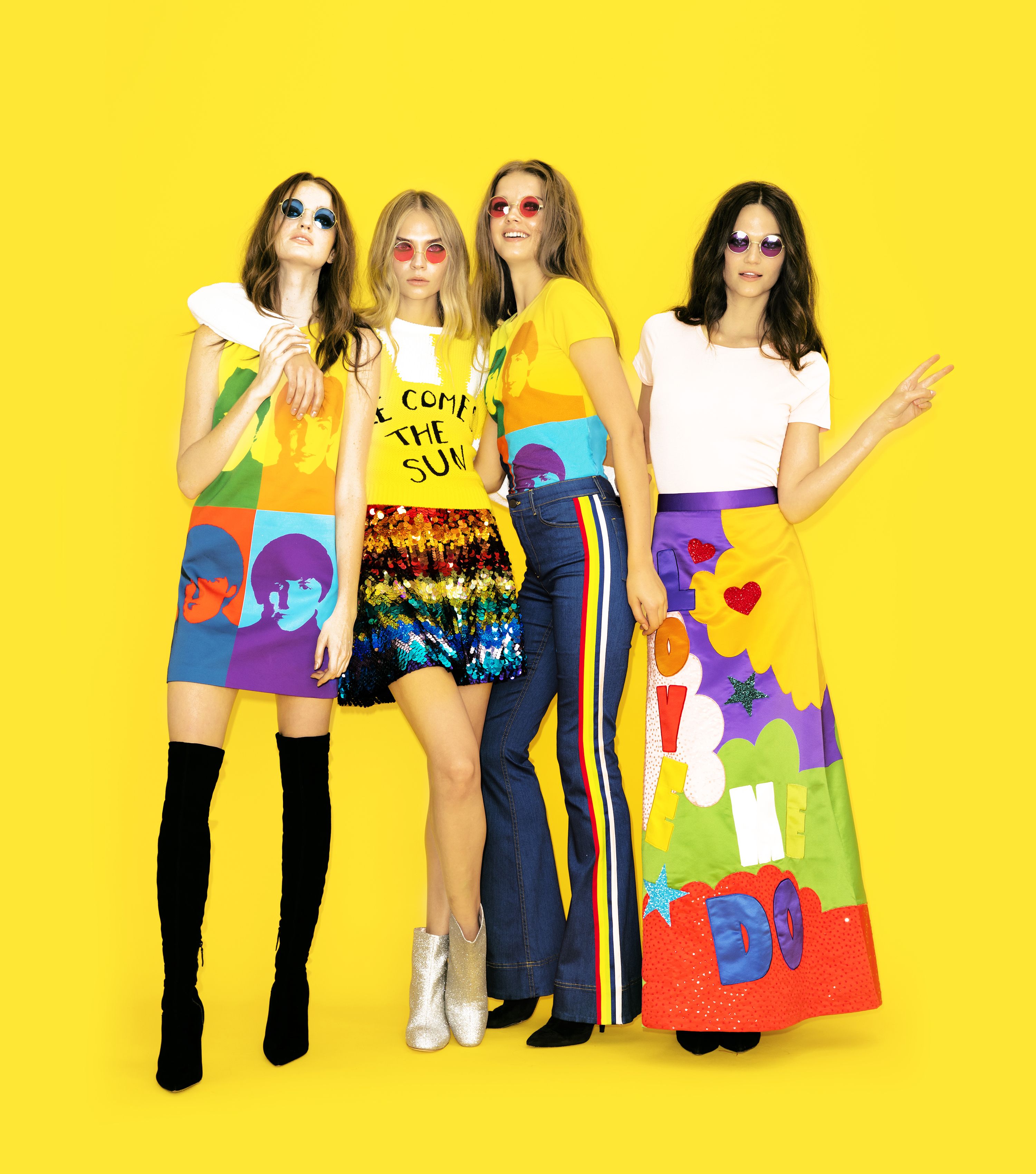 アリス&オリビア　ビートルズ Alice + Olivia Teams Up With The Beatles On A Capsule Collection