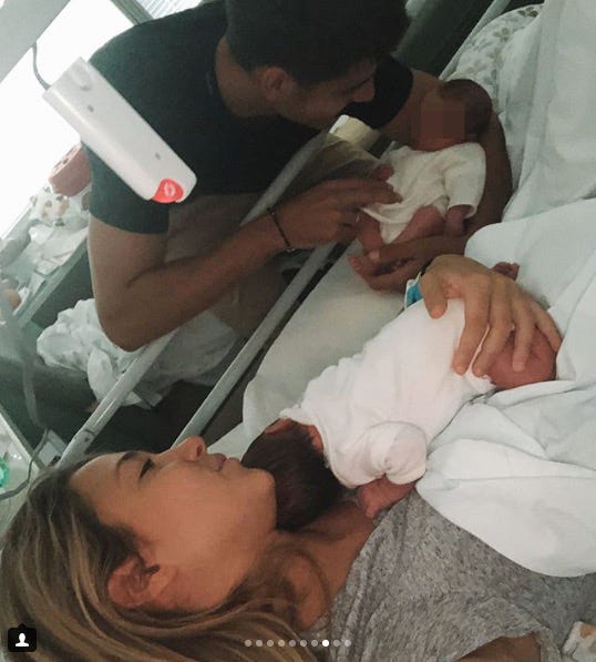 Alice Campello y Álvaro Morata presumen de sus hijos en Instagram