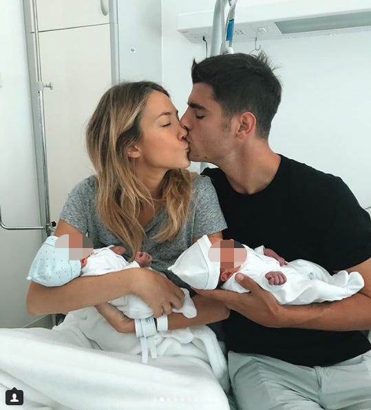 Alice Campello y Álvaro Morata presumen de sus hijos en Instagram