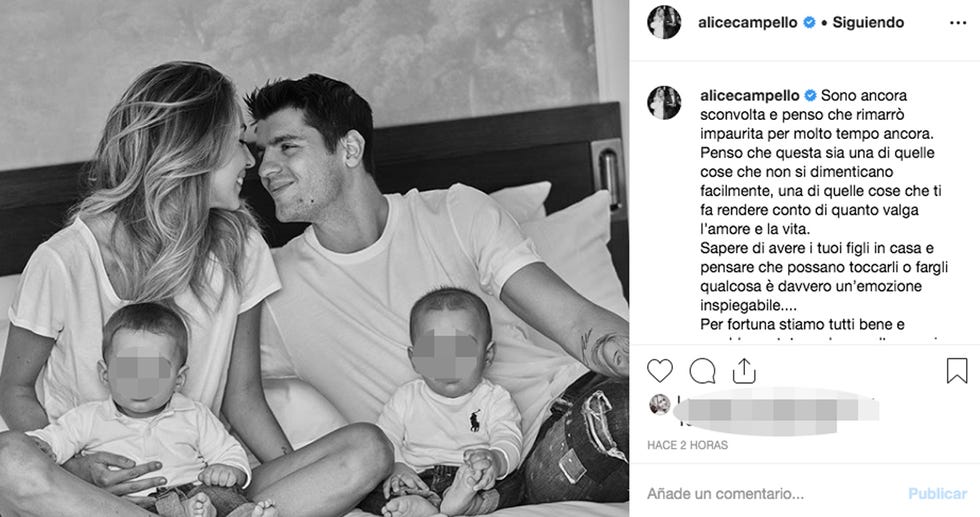 Alice Campello, Álvaro Morata, Alice Campello y Álvaro Morata, víctimas de un robo en su casa, Alice Campello habla sobre el robo en su casa, Roban en casa de Alice Campello y Álvaro Morata, Alice Campello, aterrorizada tras el robo en su casa