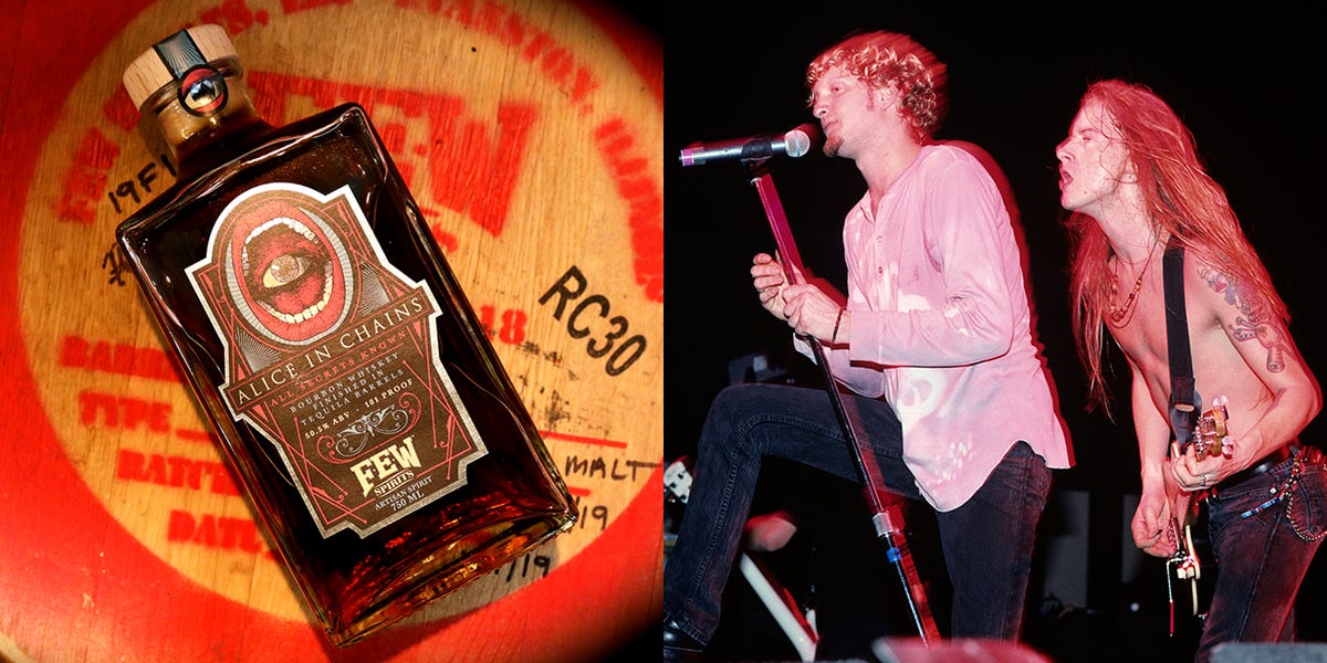 Alice in Chains Releases Bourbon Whiskey Collaboration with FEW Spirits