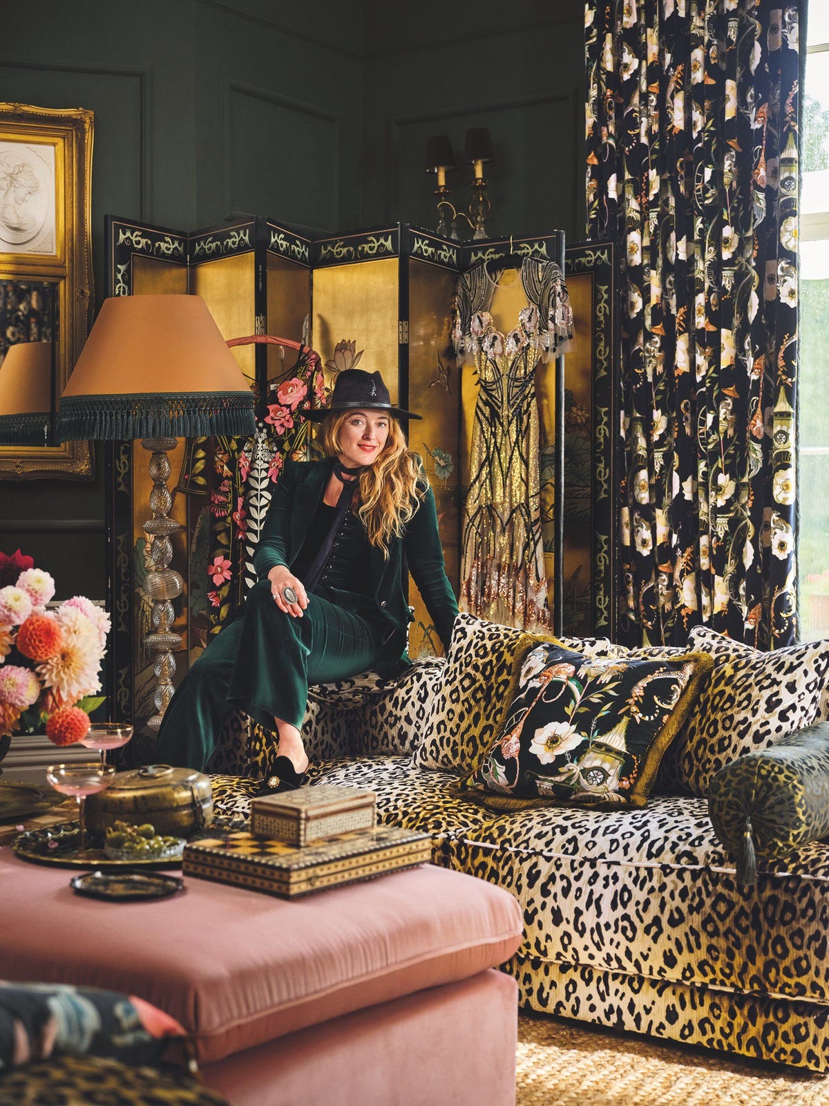 Take a tour of fashion designer Alice Temperley’s eclectic Regency manor house