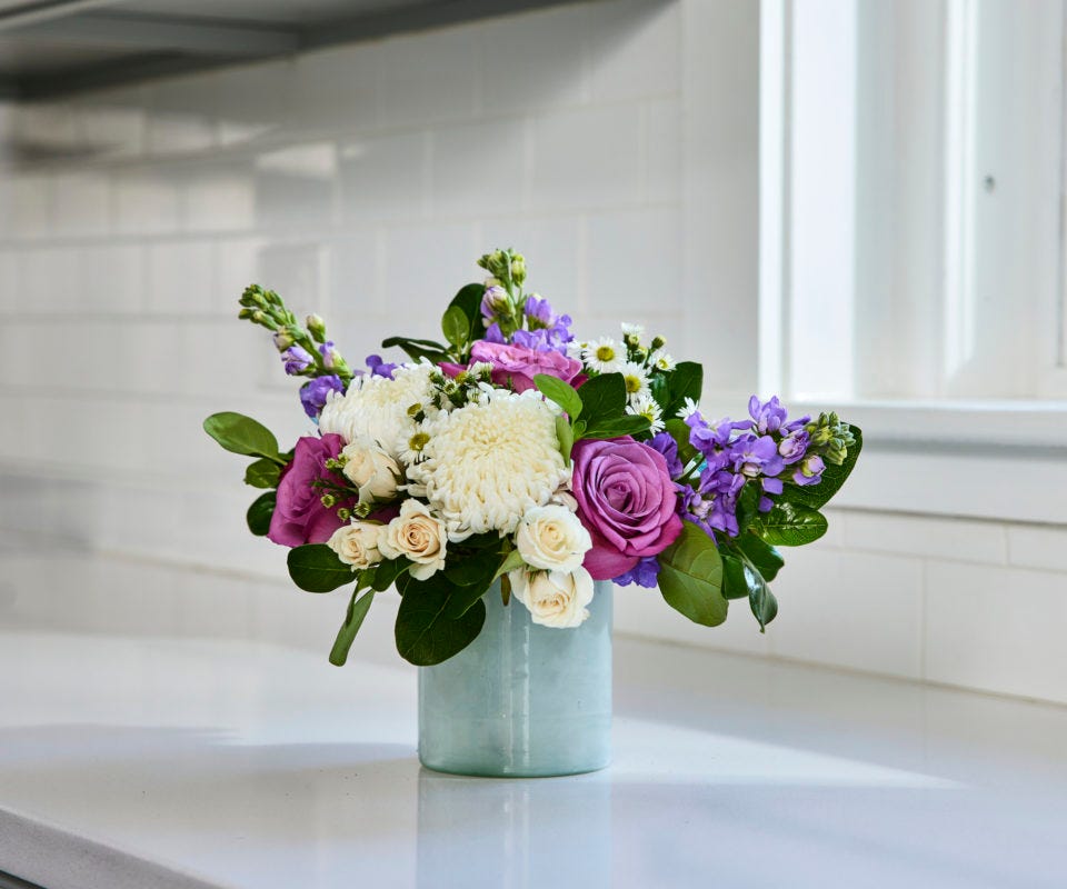 alice's table flower arranging mother's day