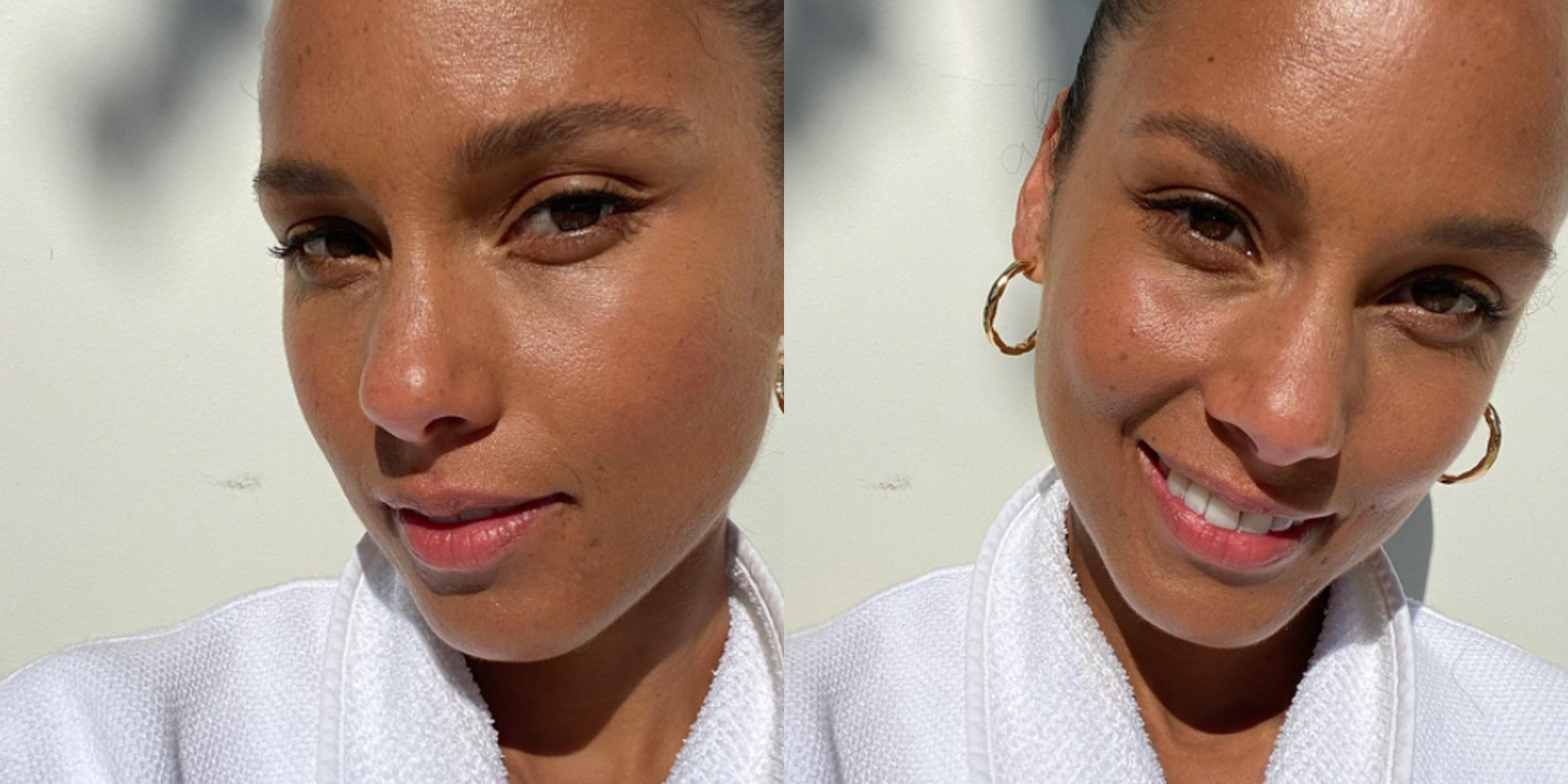 Alicia Keys' 10-Minute Makeup Routine for Natural Glow