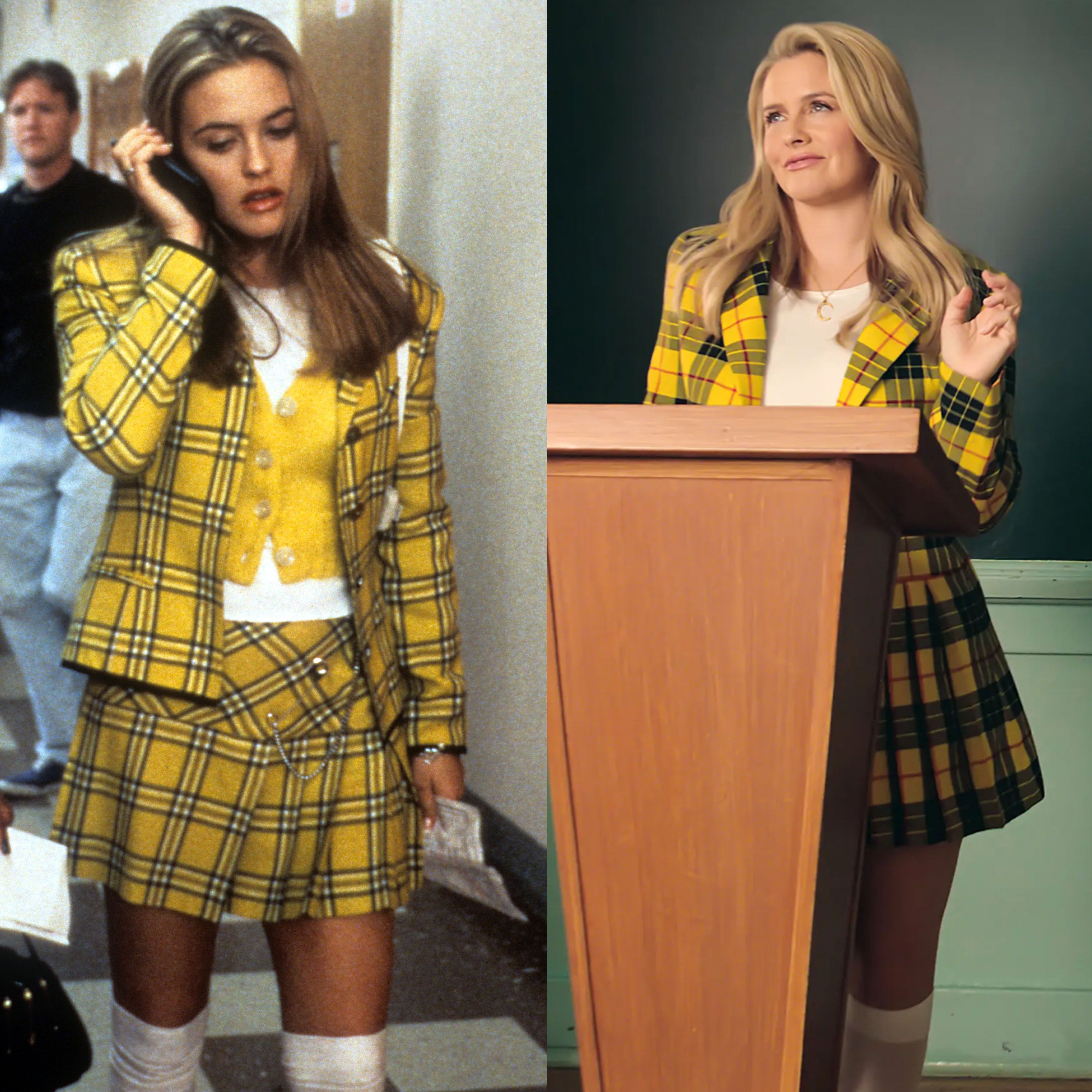 Alicia Silverstone on iconic yellow plaid outfit from 'Clueless