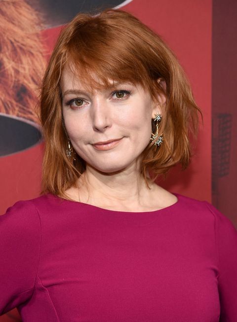 alicia witt red hair with highlights