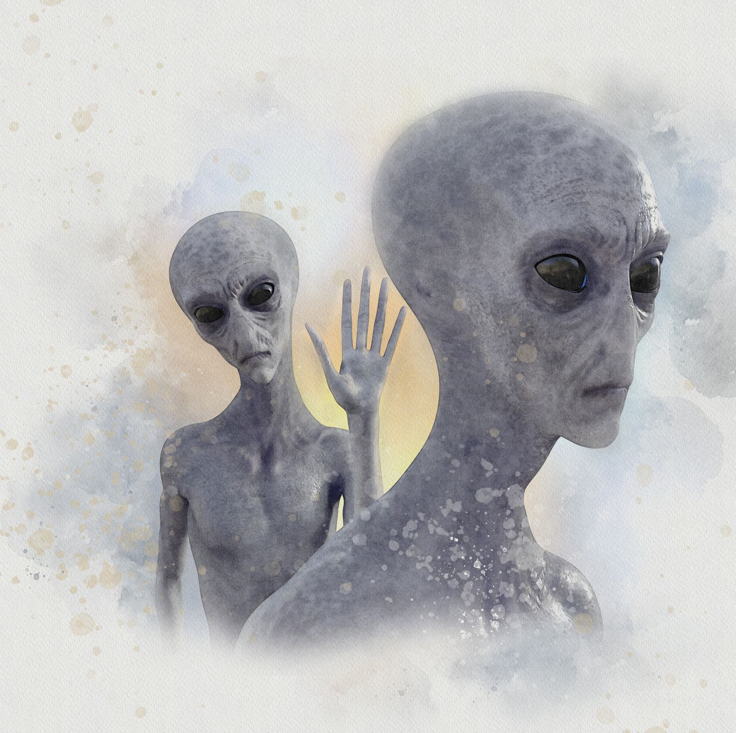 drawings of aliens from planets