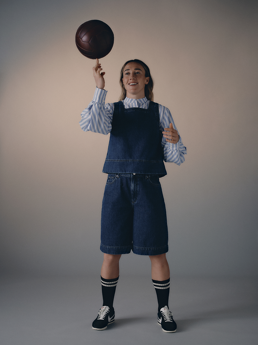 lucy bronze for aligne 2024 spring summer campaign