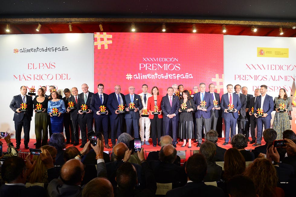 ganadores de la xxxvi edición de los premios alimentos de españa