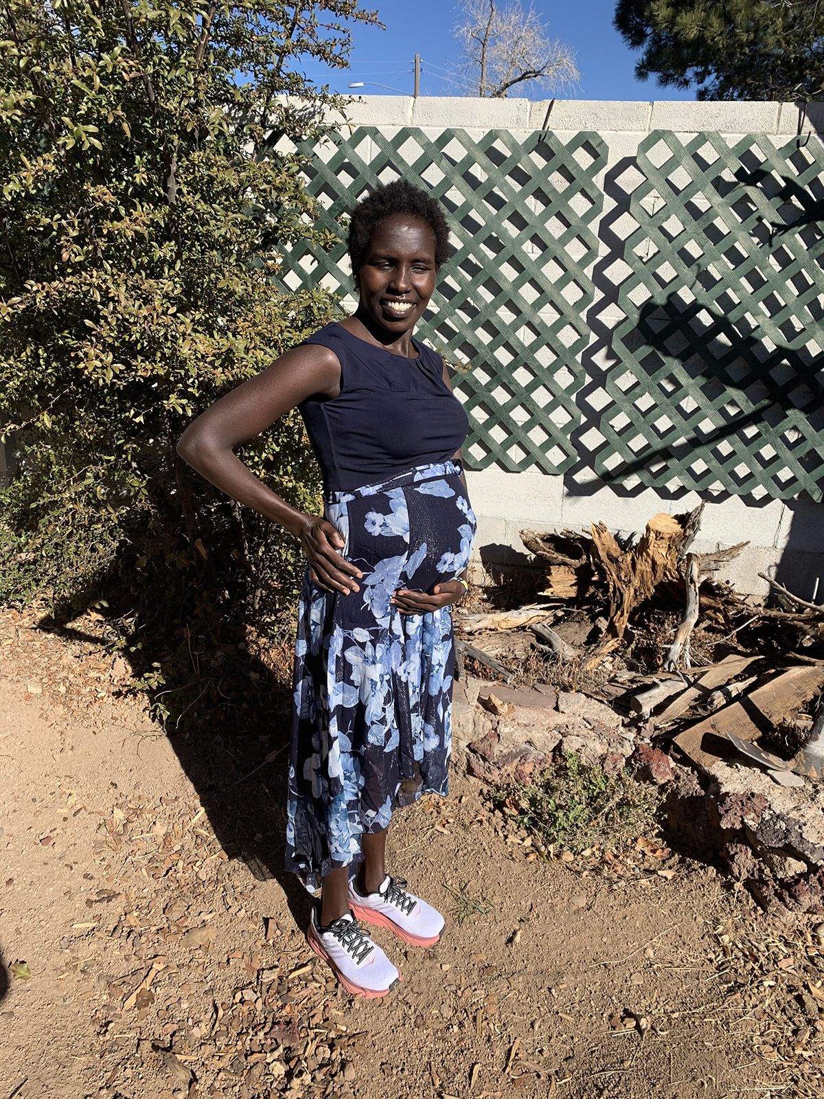 Aliphine Tuliamuk on X: At 36 wks pregnant any running is a bonus.  Somedays I think it's the last, others like today, my body feels amazing  leaving me wondering how much longer