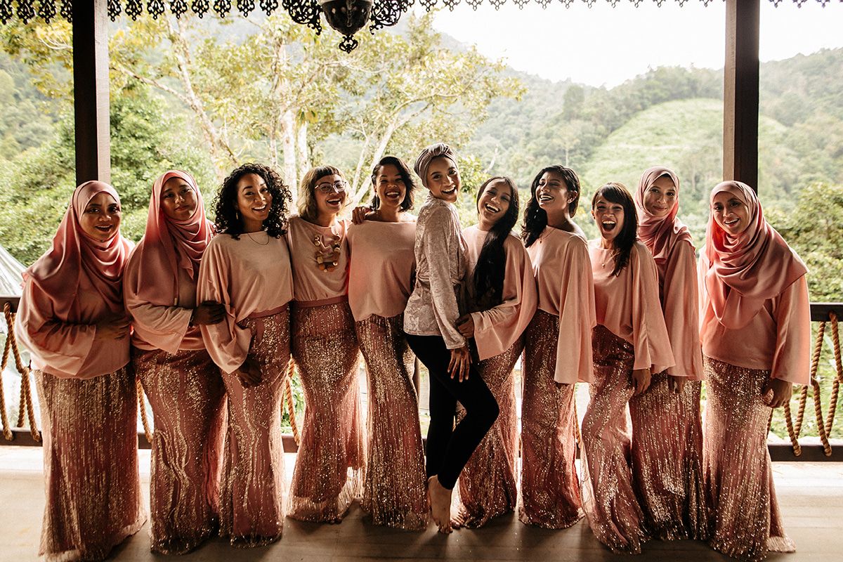 Malay on sale bridesmaid dresses