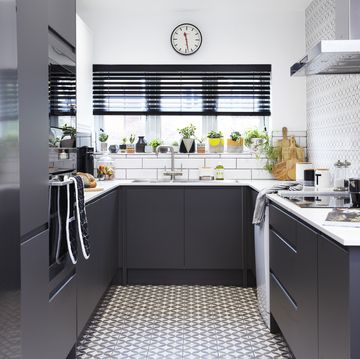 surrey kitchen renovation black units modern feel