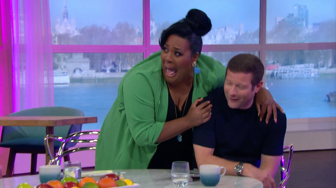 alison hammond scared on this morning