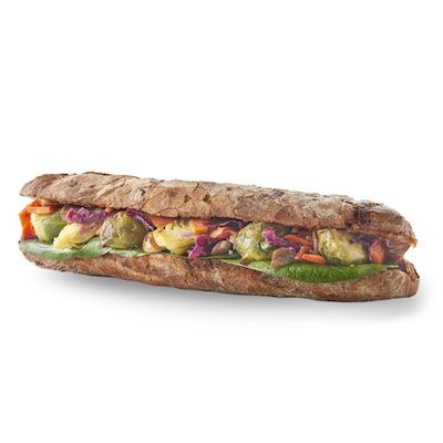Food, Submarine sandwich, Cuisine, Sandwich, Dish, Bocadillo, Fast food, Baguette, Ingredient, Vegan nutrition, 