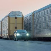 all electric f 150 towing train
