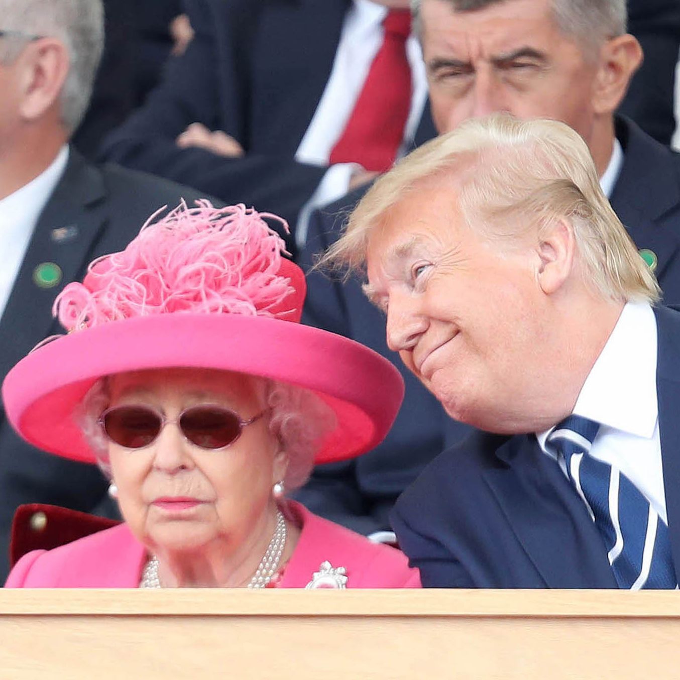 trump funny awkward queen