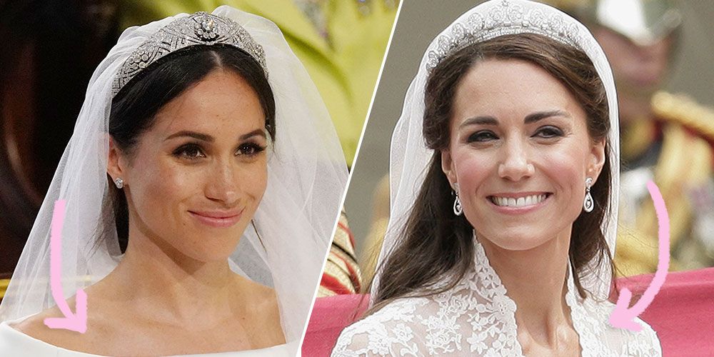 Kate and best sale meghan wedding dress