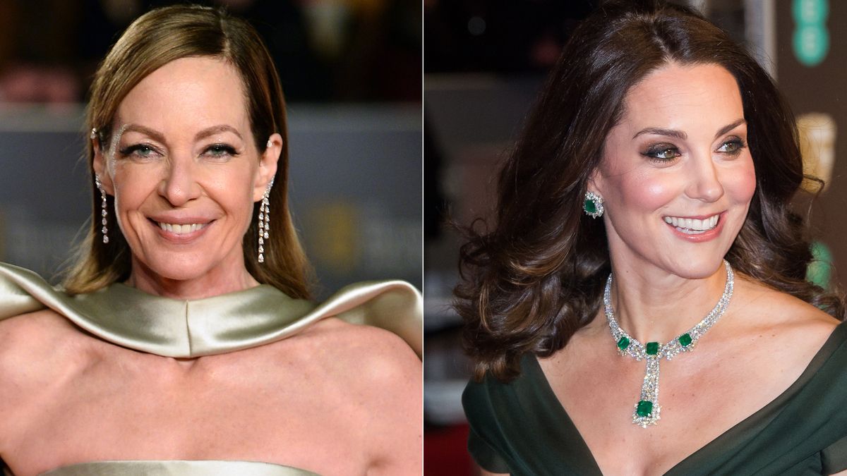 preview for Kate Middleton ignores BAFTA black dress code in floaty green dress