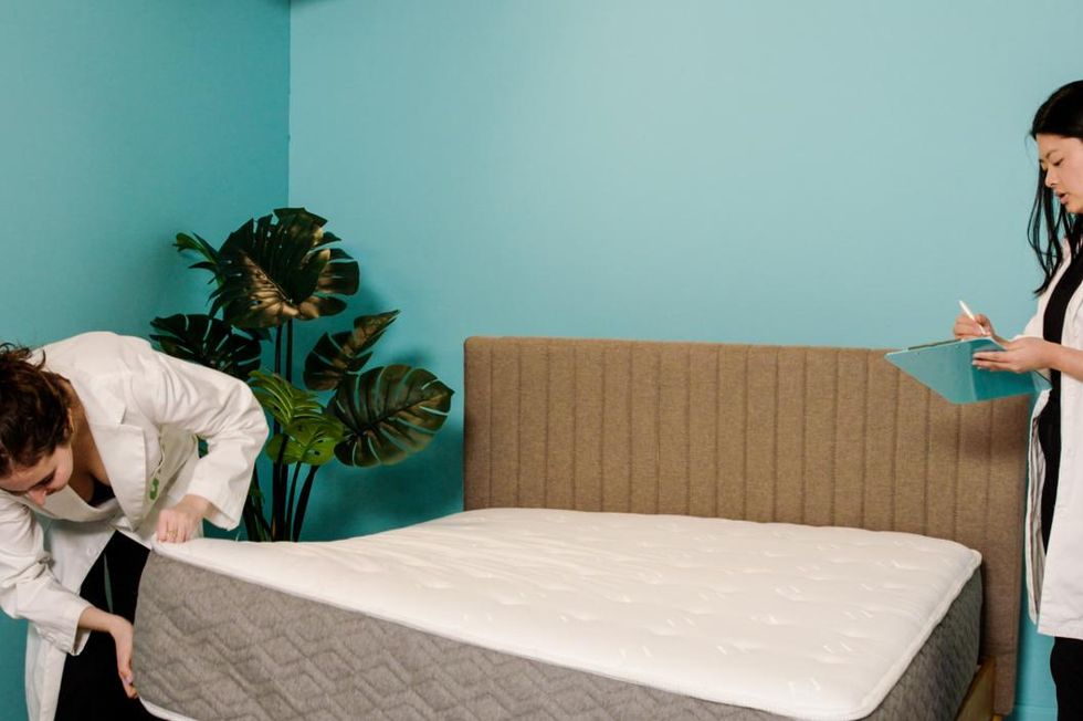 best mattress allswell luxe hybrid mattress testing at good housekeeping