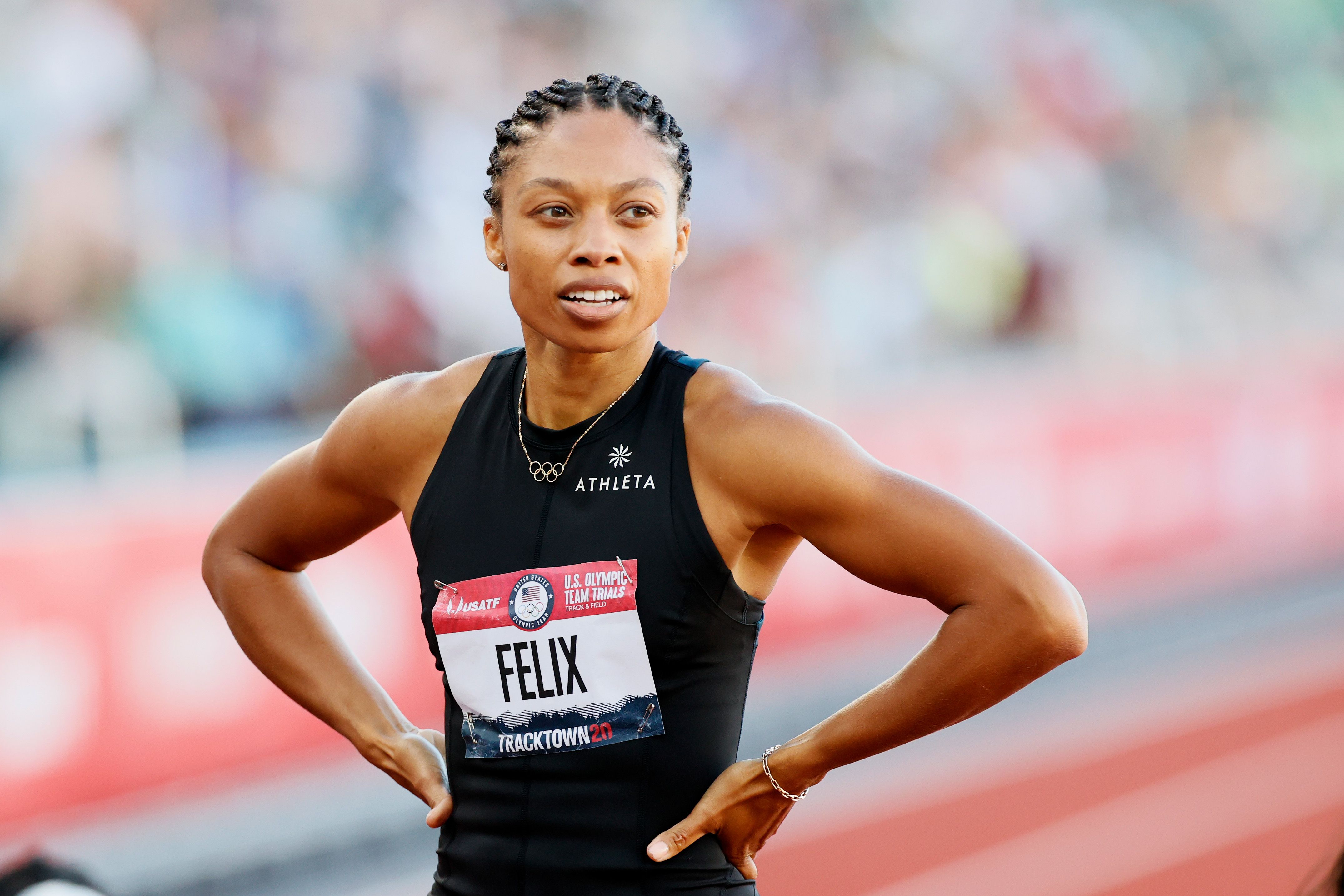 Olympic Sprinter Allyson Felix Is Partnering With Athleta to Empower Women  and Girls - Darling Magazine