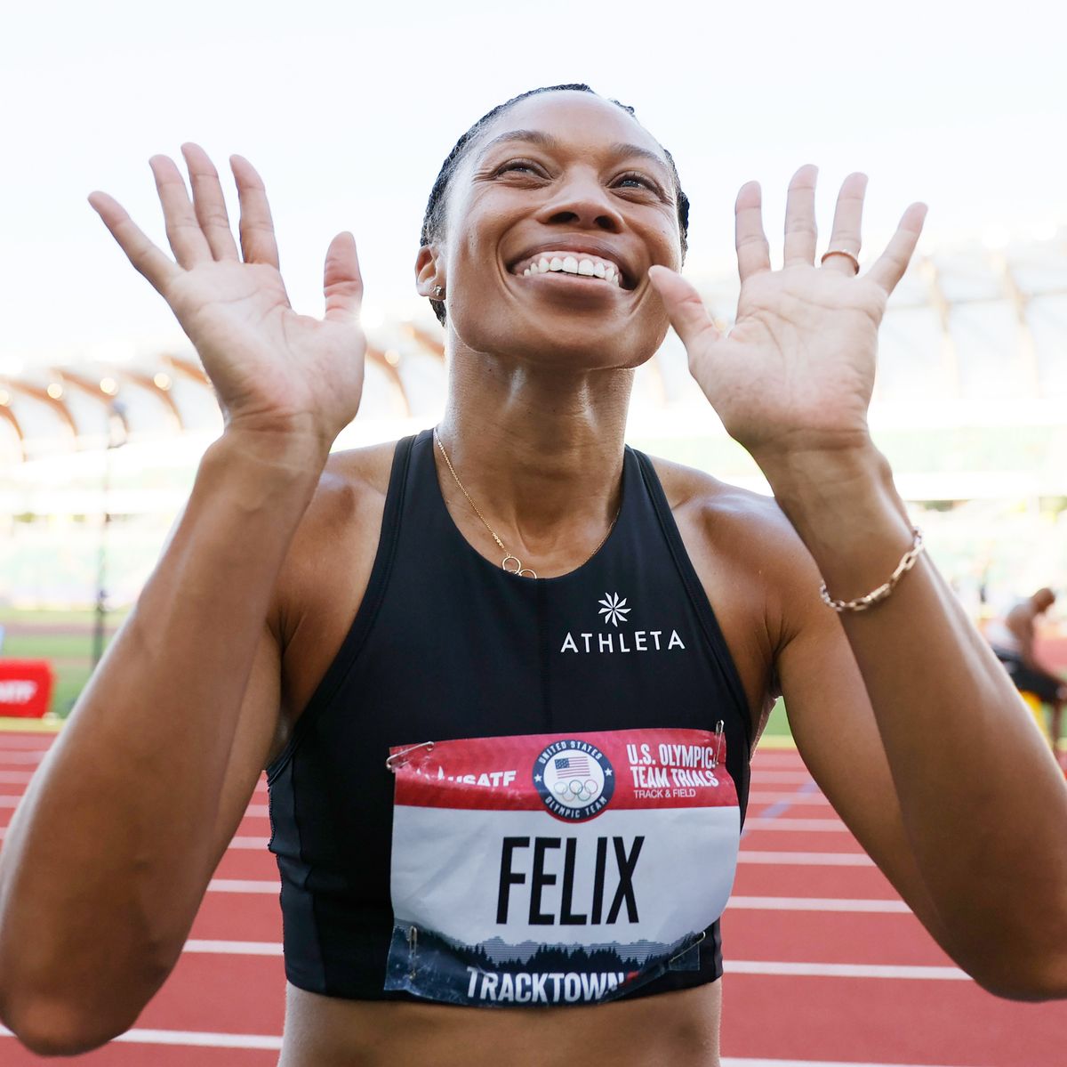 neef voor mij Voorgevoel 2021 Olympic Trials - Allyson Felix Finishes Second in Women's 400 Meters