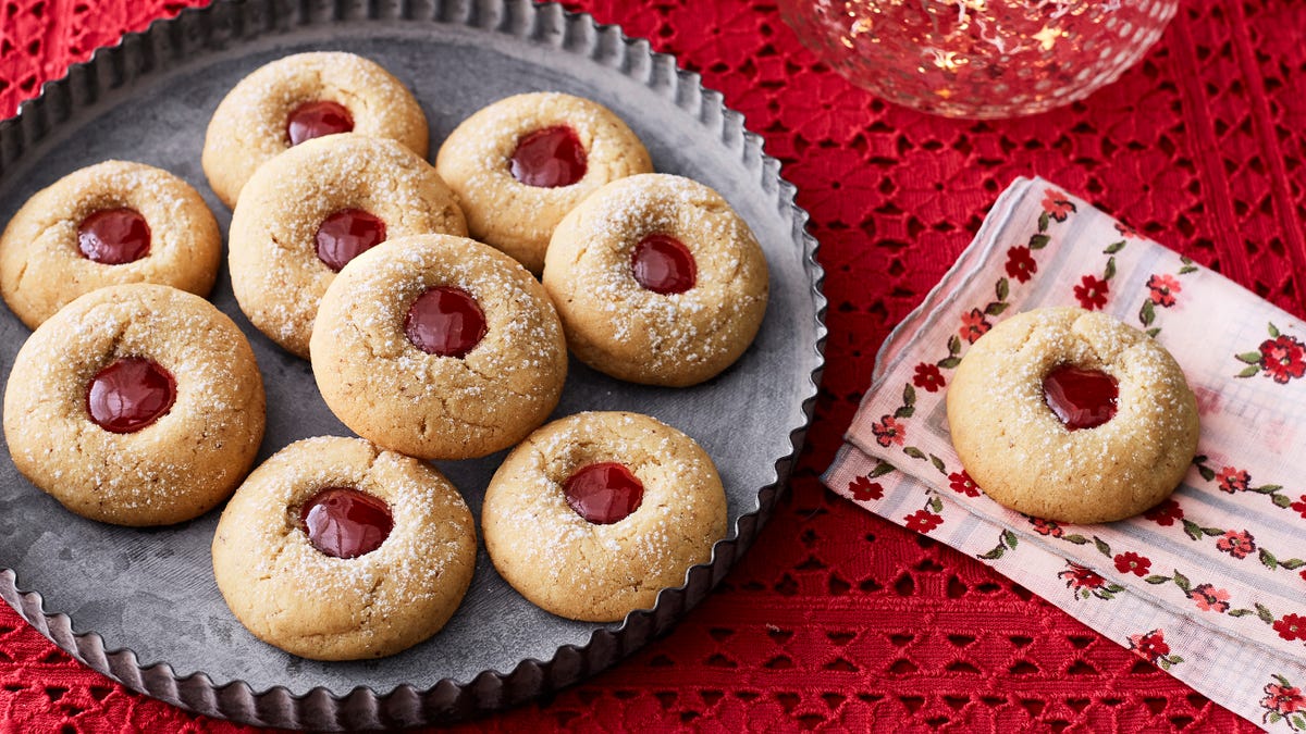 Best Raspberry And Almond Thumbprint Cookies Recipe 9024