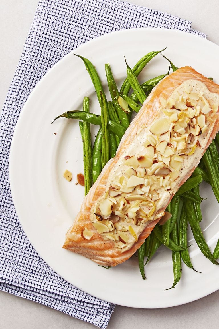Healthy Easter Recipes - Almond Roasted Salmon