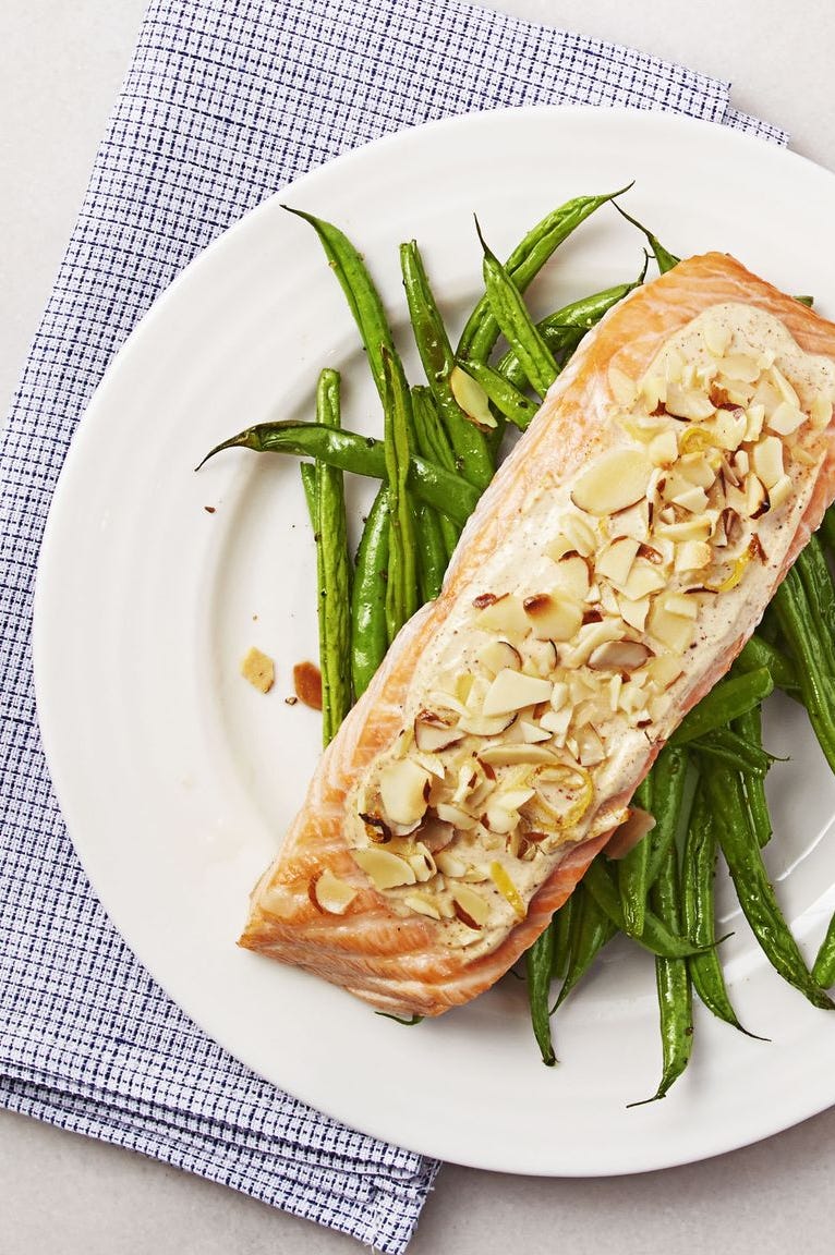 Healthy Easter Recipes - Almond Roasted Salmon Healthy Easter Recipes - Almond Roasted Salmon