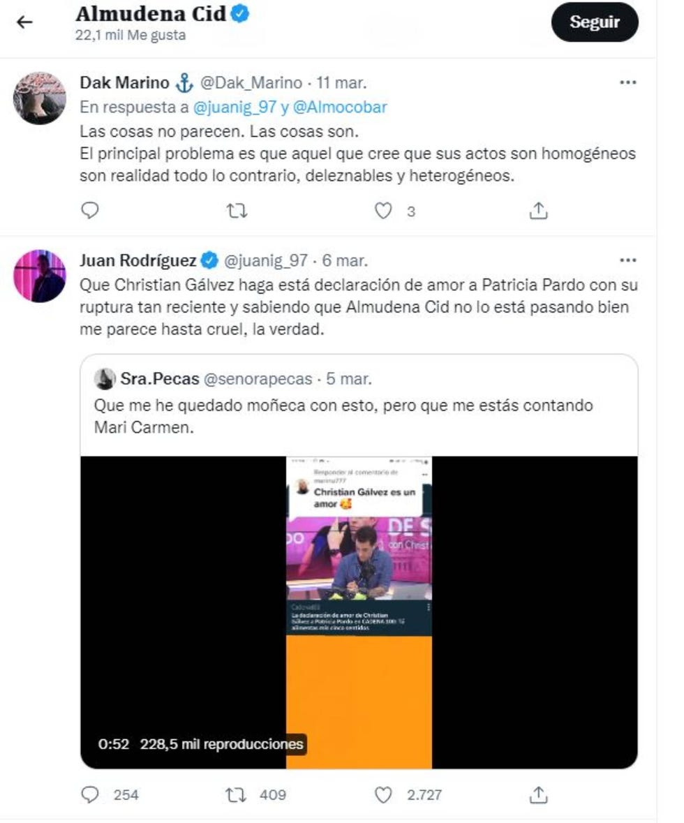 me gustas de almudena cid