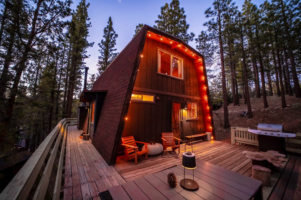 cabaña rústica en airbnb
