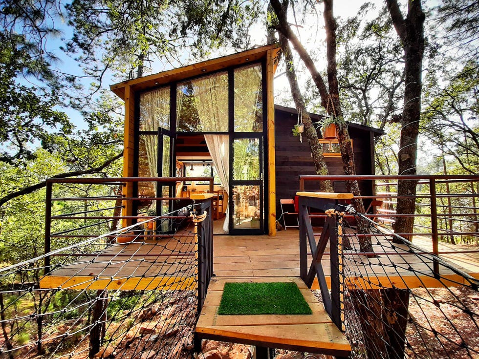 cabaña rústica en airbnb