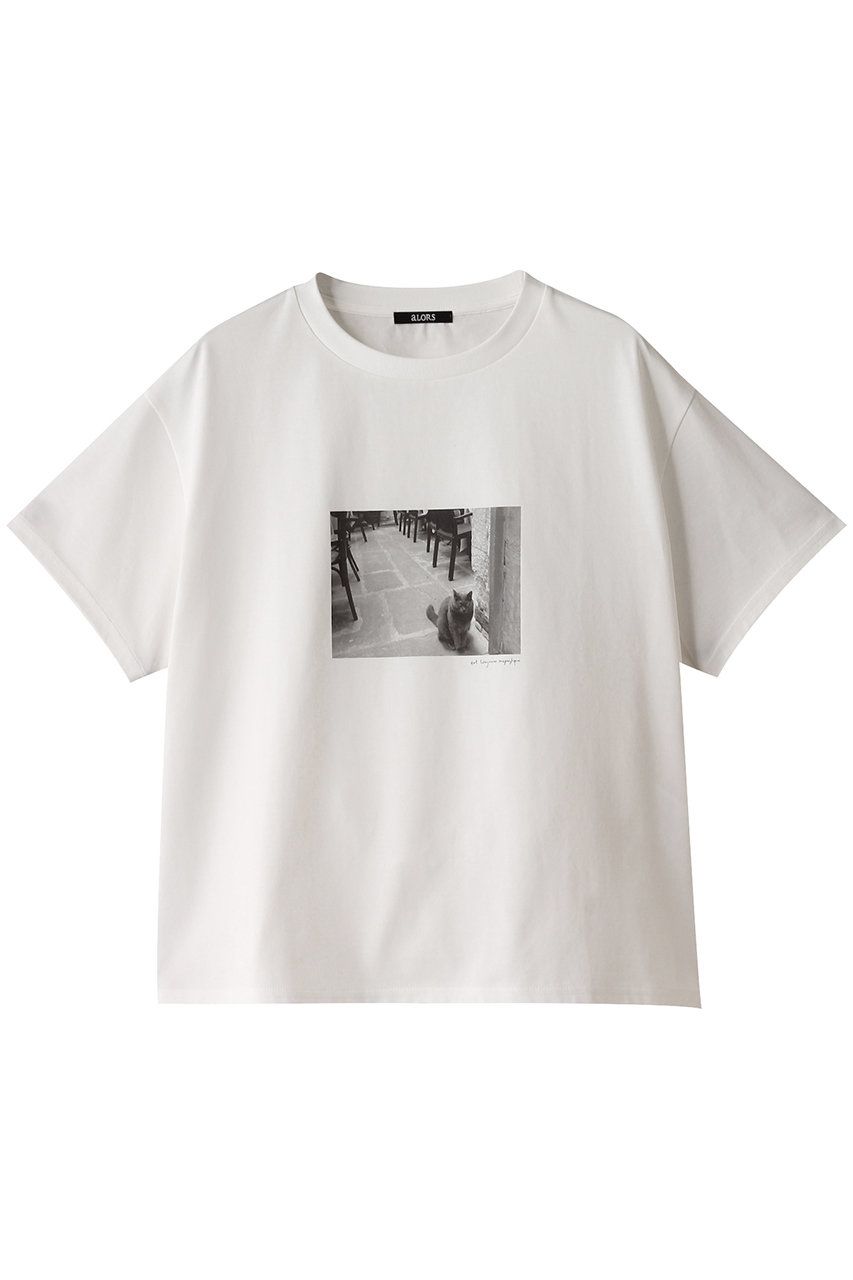 a white tshirt with a picture of a person on it