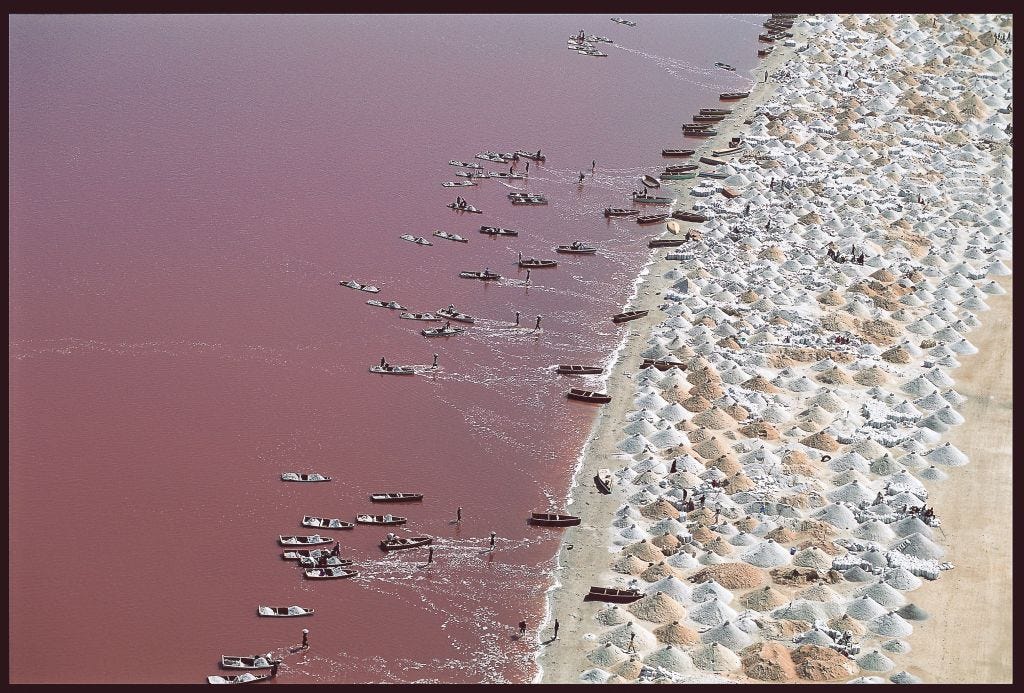 lac rose, senegal