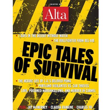 alta, issue 23, cover, epic tales of survival