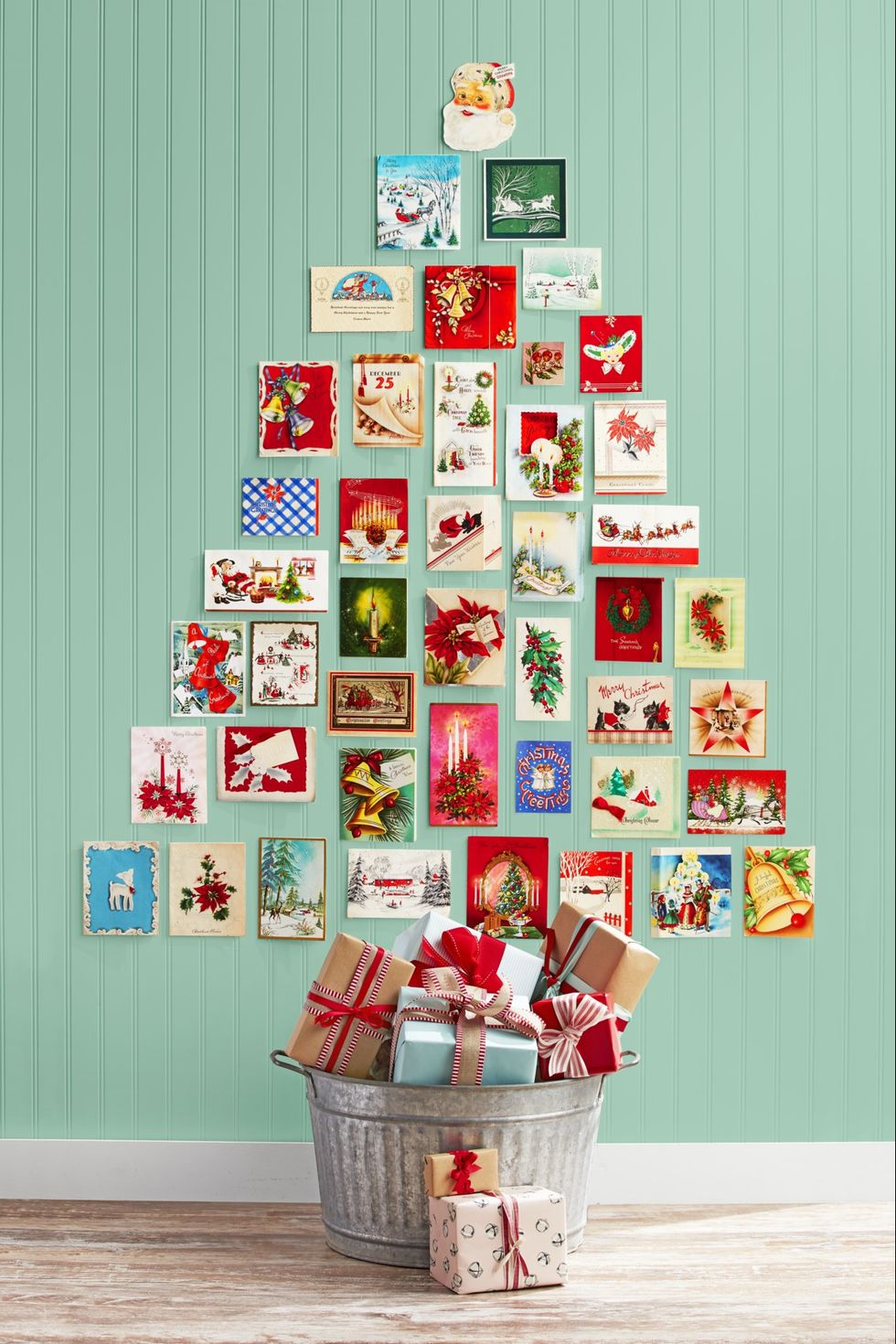 alternative christmas trees cards