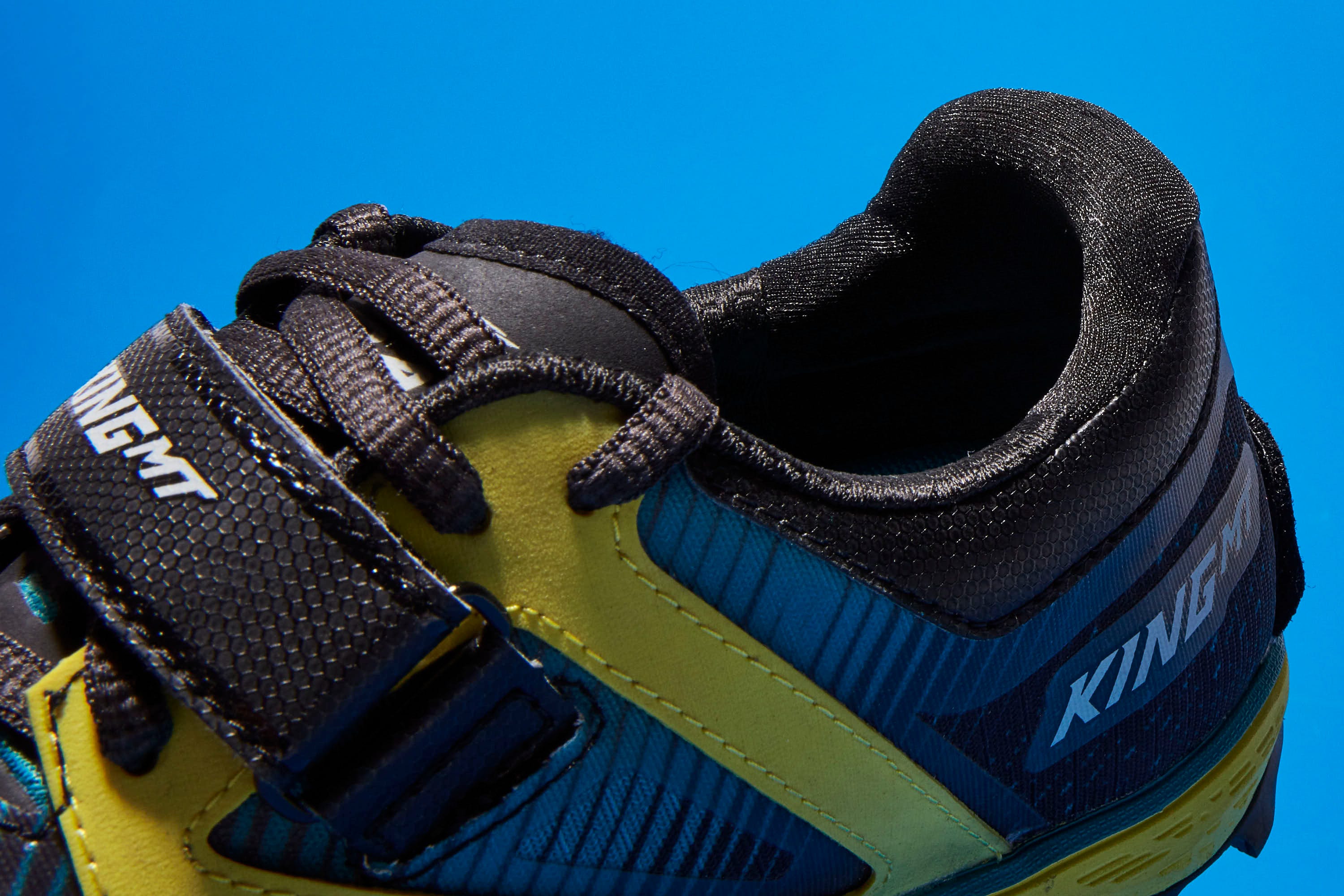 Footwear, Shoe, Blue, Product, Yellow, Outdoor shoe, Athletic shoe, Electric blue, Walking shoe, 