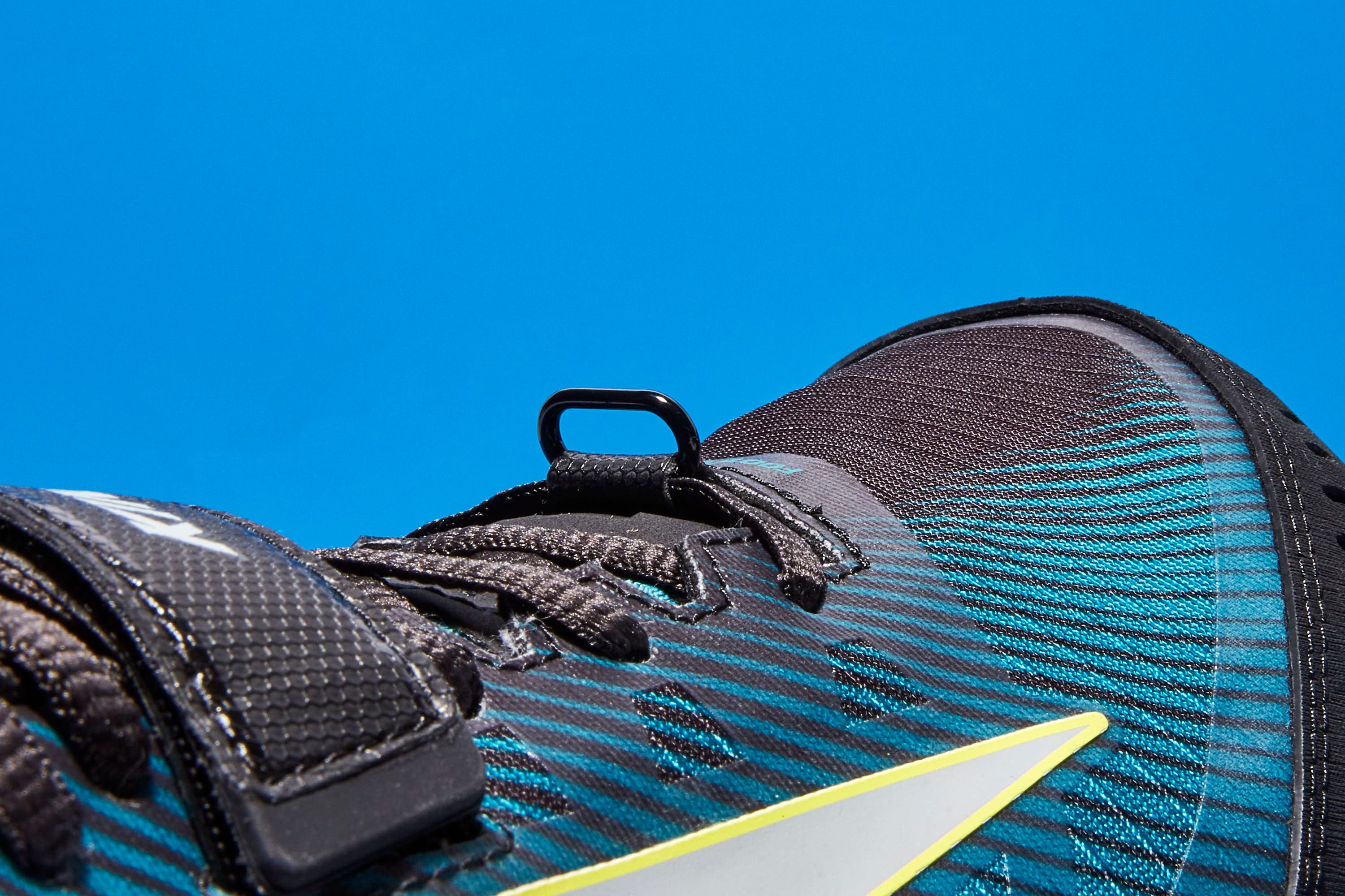 Blue, Architecture, Footwear, Shoe, Fashion accessory, Metal, 