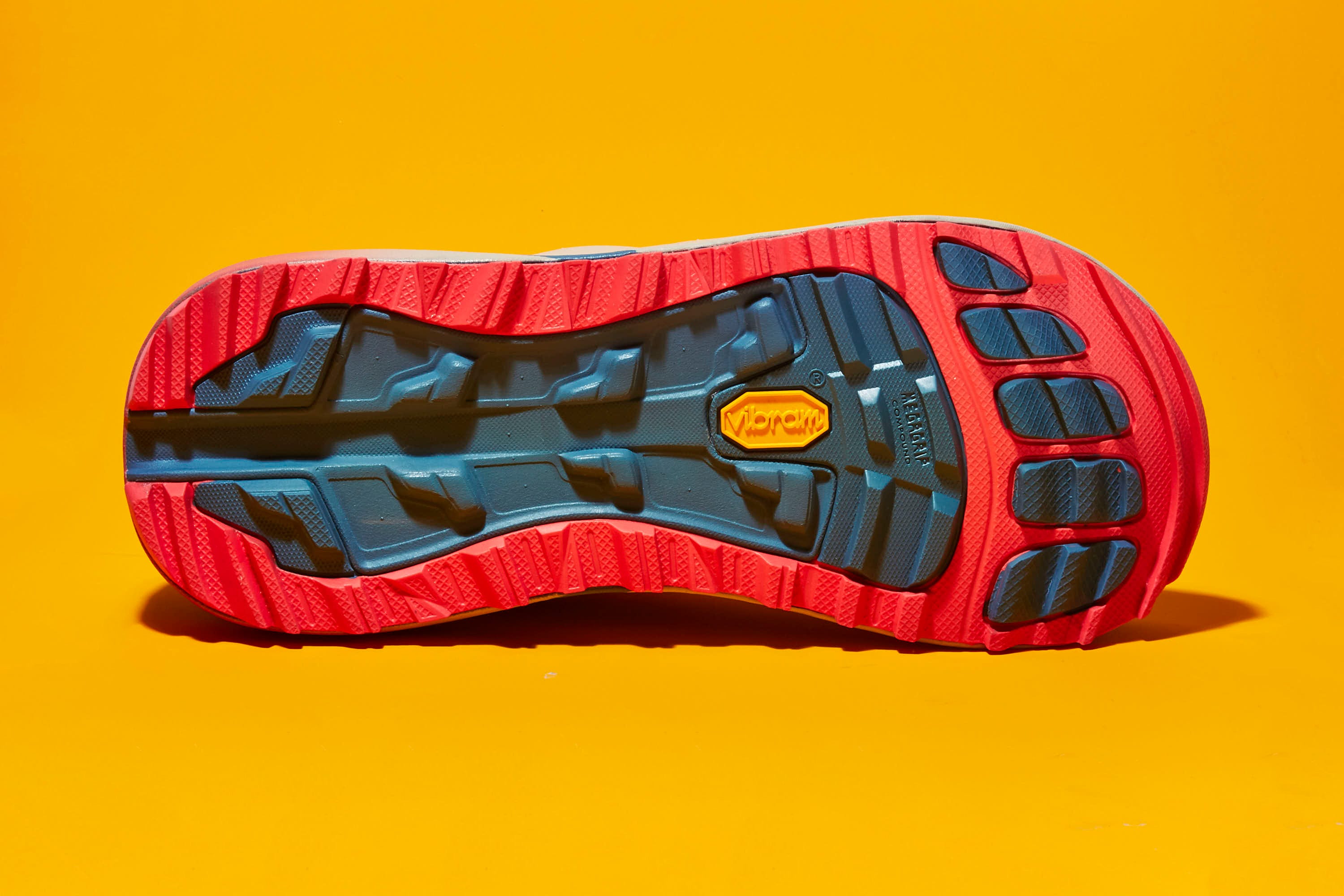 Footwear, Shoe, Orange, Red, Yellow, Outdoor shoe, Running shoe, Athletic shoe, Cross training shoe, Walking shoe, 