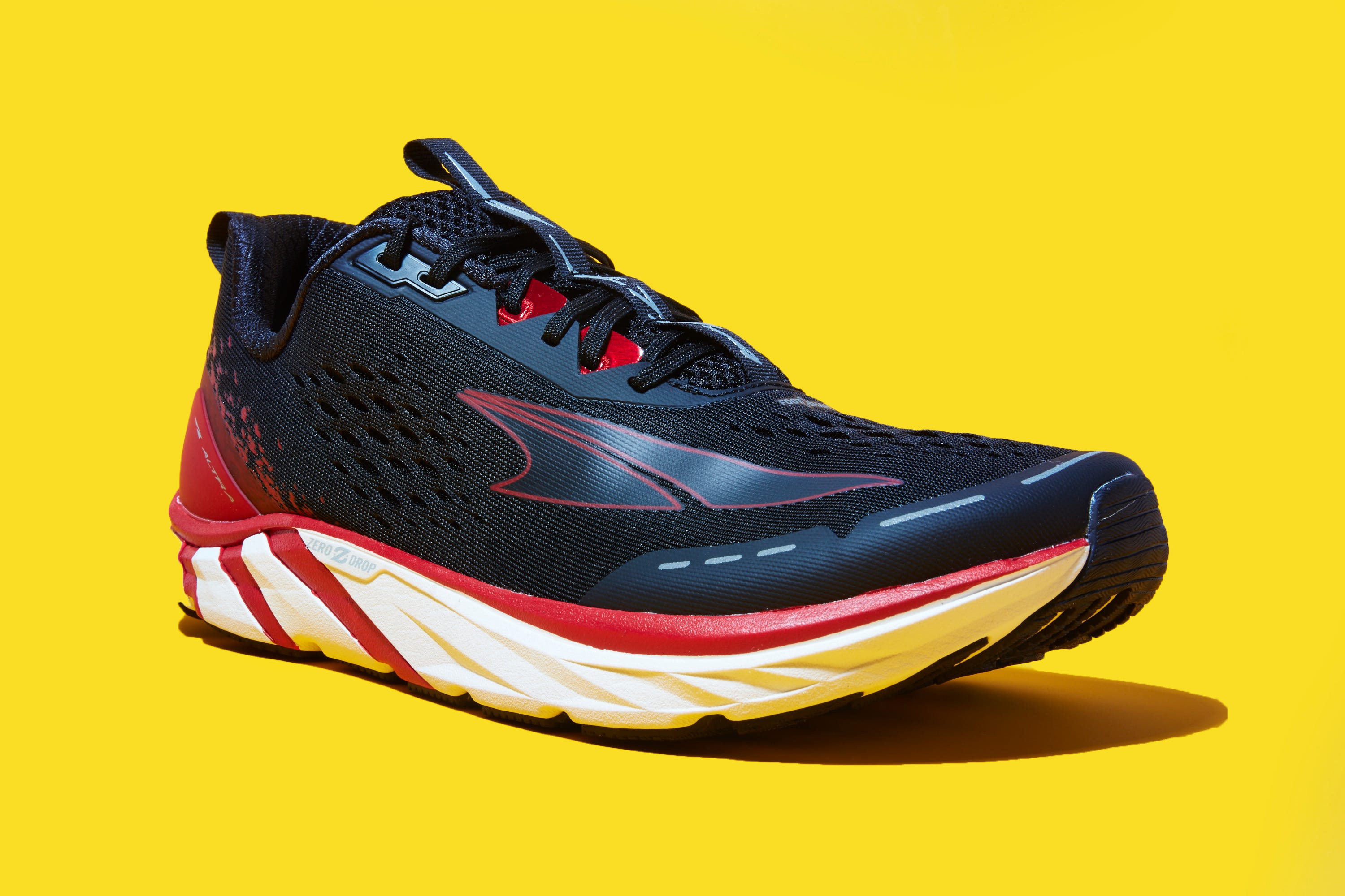 Shoe, Footwear, Running shoe, Outdoor shoe, Black, Basketball shoe, Red, Yellow, Walking shoe, Athletic shoe, 