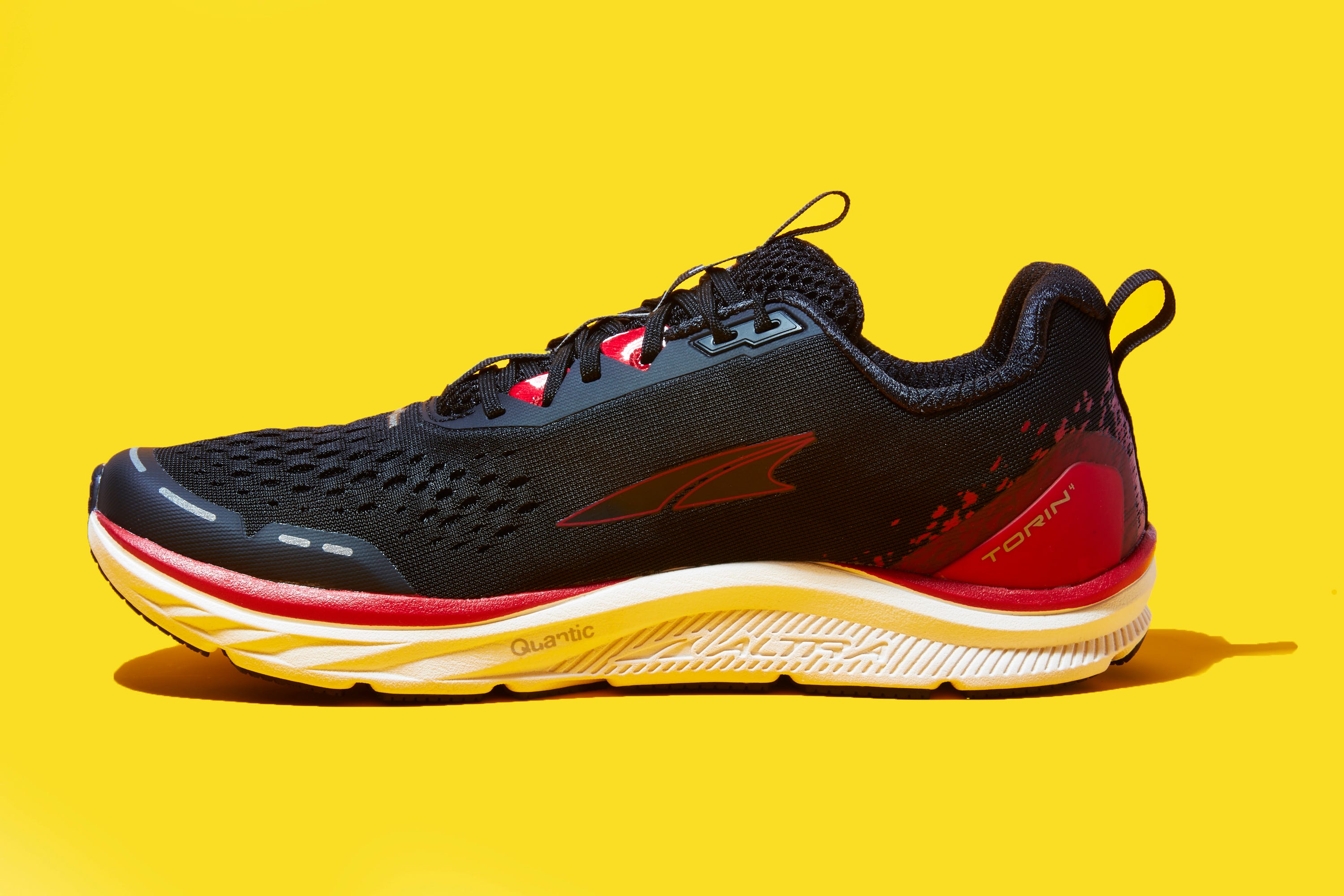 Shoe, Footwear, Outdoor shoe, Running shoe, Walking shoe, White, Black, Red, Yellow, Product, 
