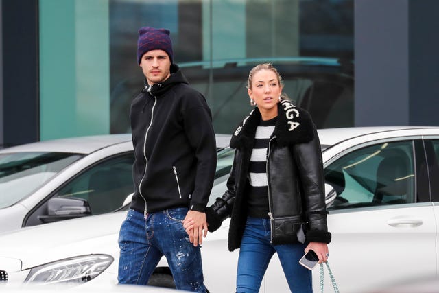 Álvaro Morata y Alice Campello
