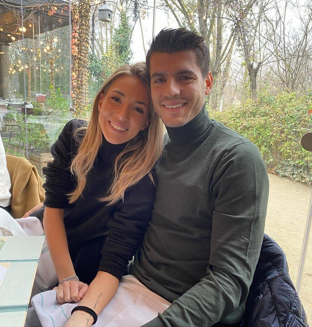 Álvaro morata y alice campello