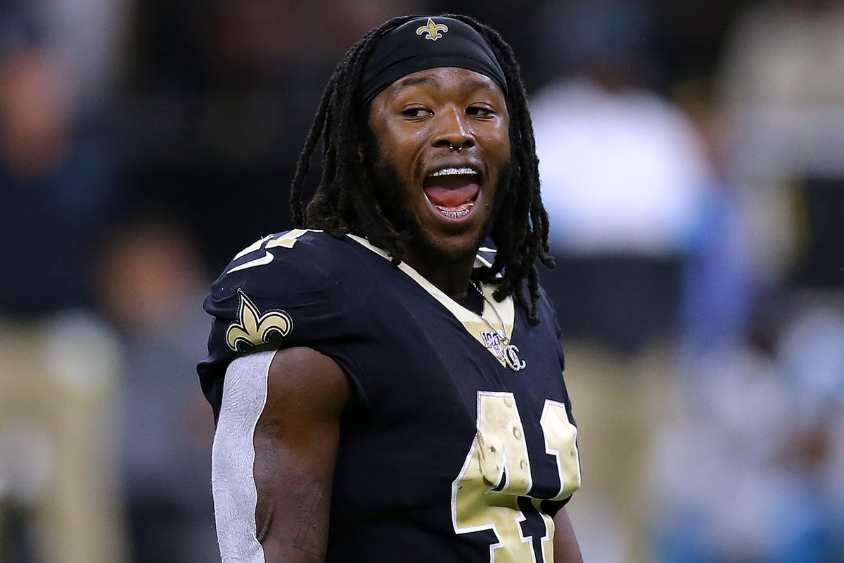 Alvin Kamara New Orleans Saints White Football Jersey – Best