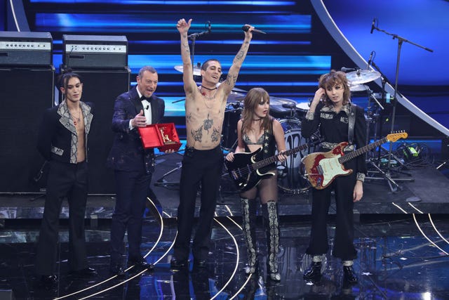 Maneskin Sanremo 2023 Pazzeschi Il Video E Le Foto Dellesibizione 