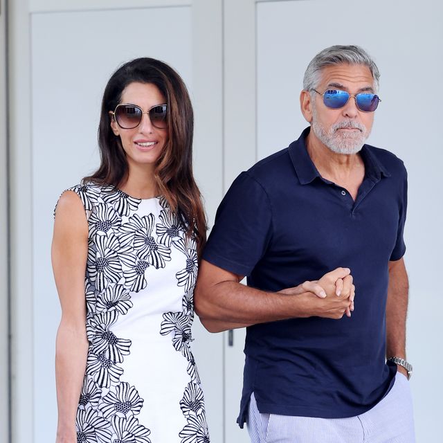 amal and george clooney ahead of the 80th venice international film festival