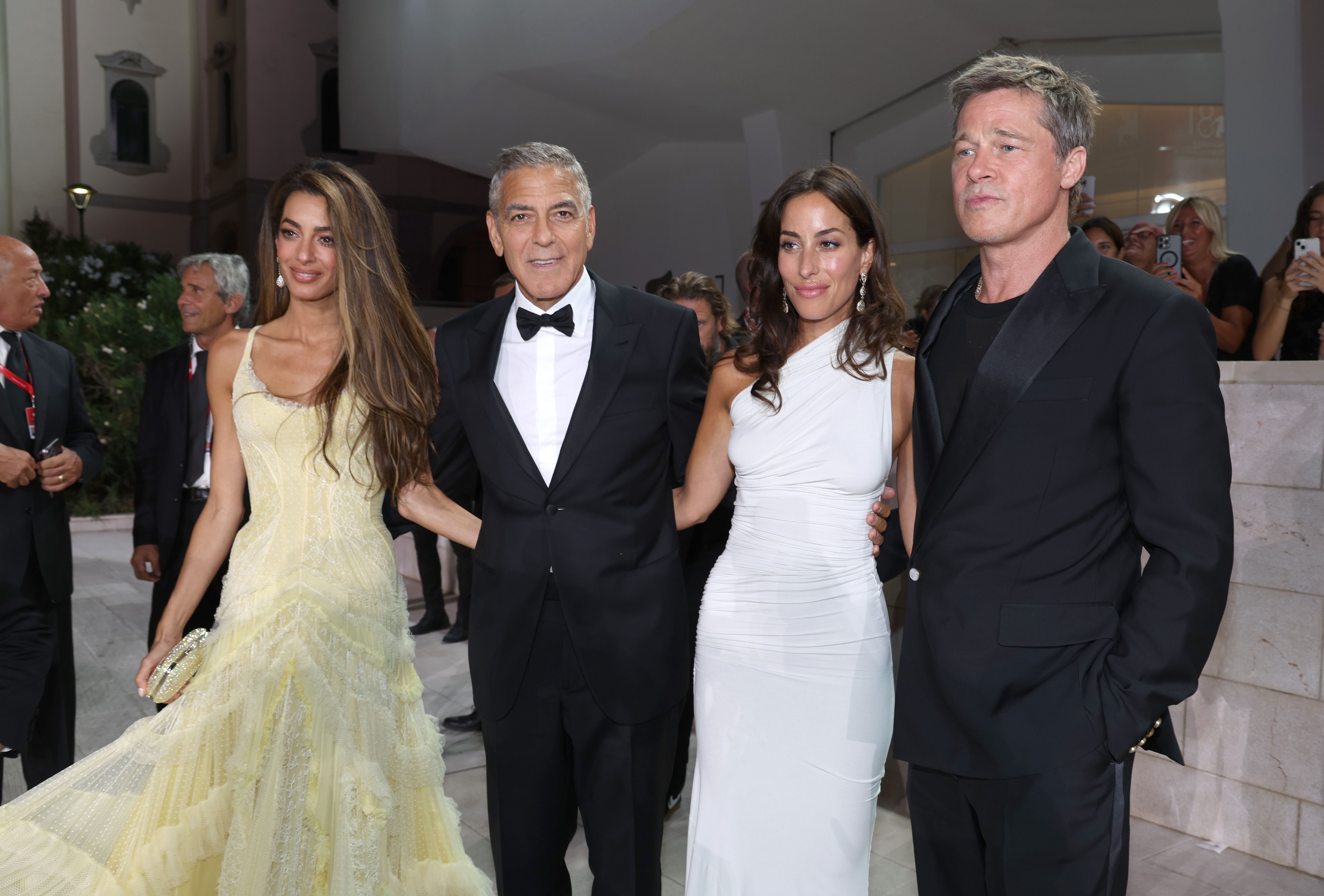 George clooney wife yellow dress hotsell