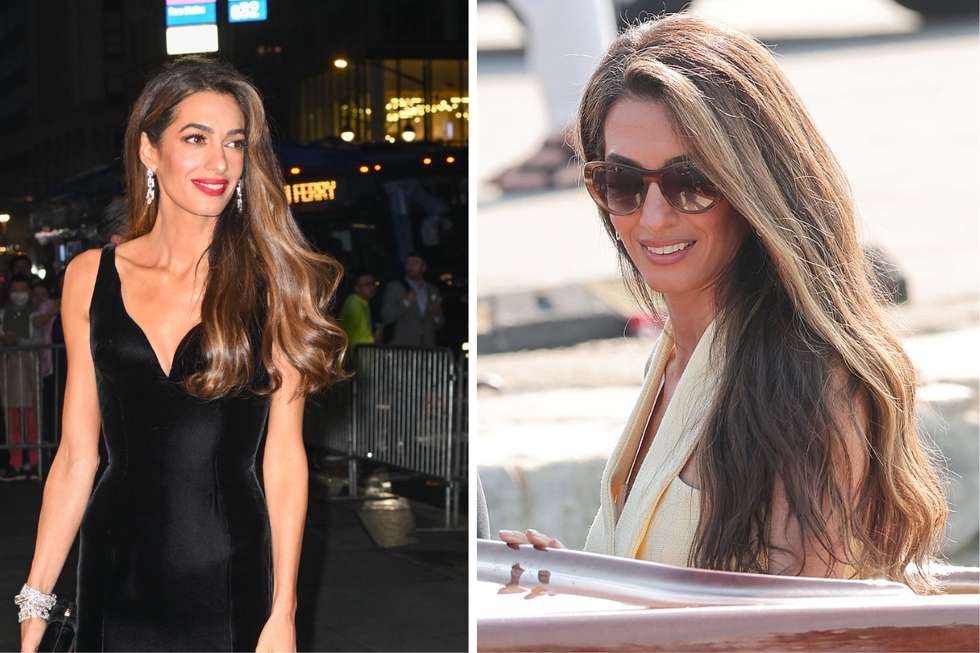 amal clooney ghost wave george silver fox back