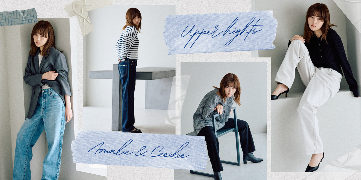 極美品✨アッパーハイツ　デニムシャツ　サイズ0 ブルー　羽織り 1枚でも！羽織りにも！【upper hights (アッパーハイツ)】のBIG