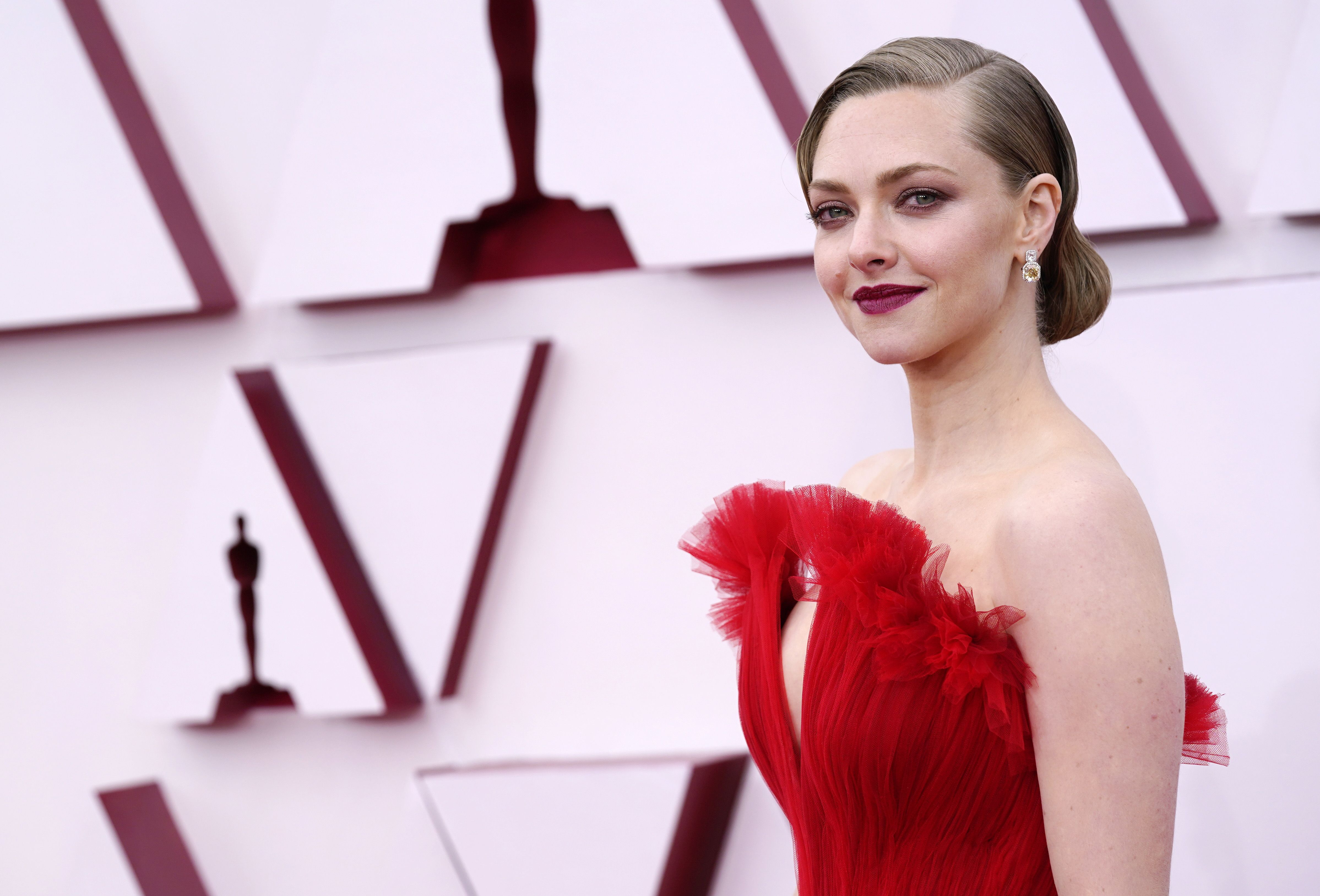 armani red dress